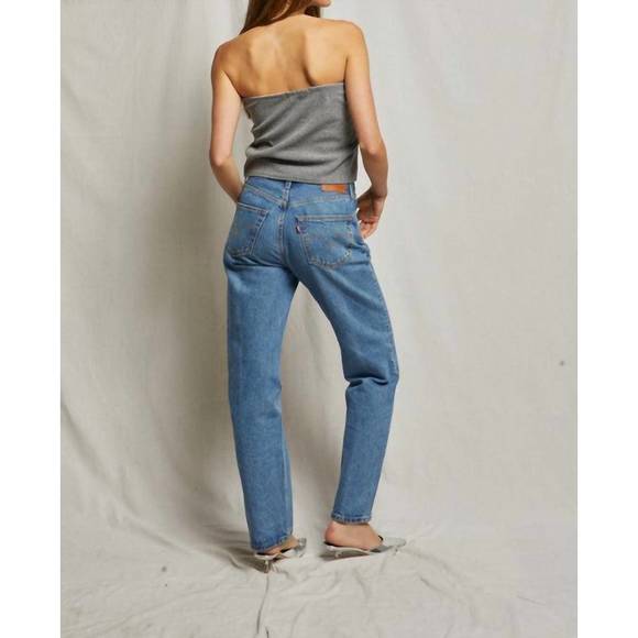 NEW PERFECTWHITETEE talula blondie tube top in heather grey - Picture 3 of 4